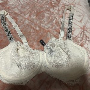 Victoria Secret Rhinestone Lace Bra